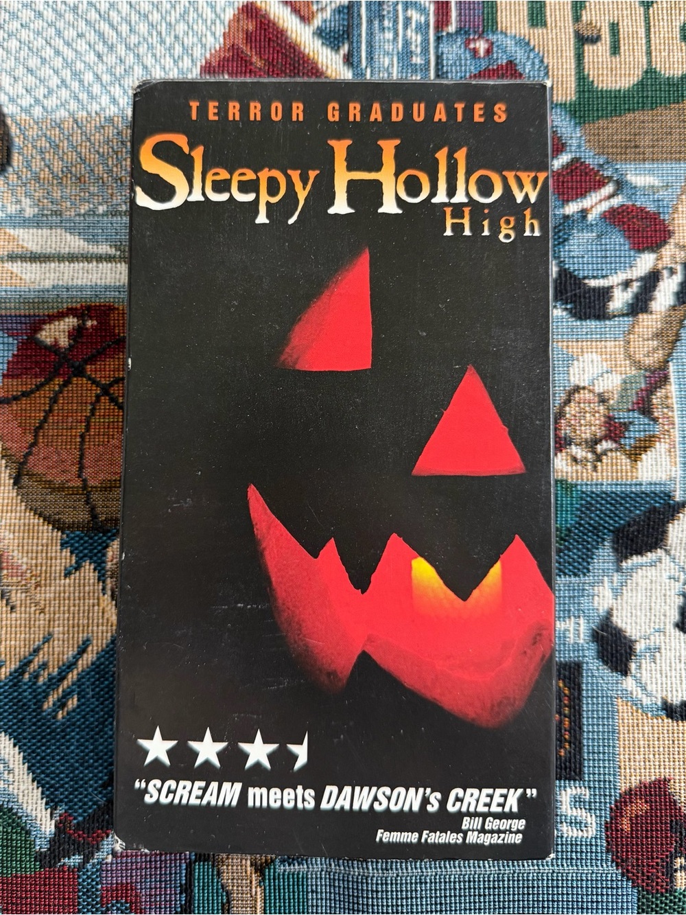 2000 Sleepy Hollow High VHS Horror Tape